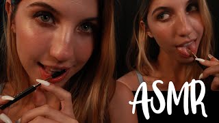 ASMR SPITPAINTING w Spoolie  Intense Personal Attention amp Mouth Sounds [upl. by Spillar]