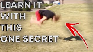 How To Do A Frontflip On Ground For Beginners [upl. by Bartram]