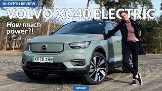 New Volvo XC40 Recharge Electric indepth review how much power [upl. by Ecadnac]