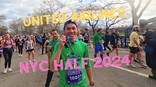 United Airlines NYC Half Marathon 2024 [upl. by Laeno]