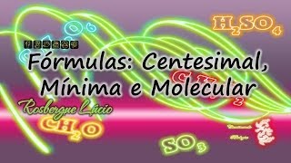 Fórmulas Mínima molecular e centesimal [upl. by Aiotal954]