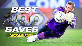 Best 200 Goalkeeper Saves in Football 202425 2  HD [upl. by Eseilanna]