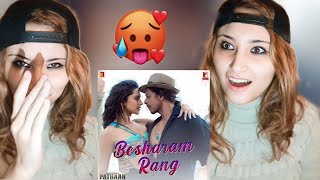 Besharam rang reaction  Pathaan SRK amp Deepika Padukone Shilpa Rao  caralisa Monteiro 🇩🇿 [upl. by Adiaroz912]