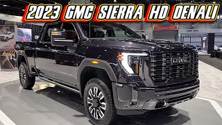 2023 GMC Sierra HD Denali  Visual Review  Interior Exterior Design [upl. by Farra]