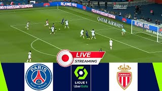 🔴PSG vs Monaco Live  Ligue 1 202324  Full Match Streaming amp Mbappe to Liverpool [upl. by Odlopoel]