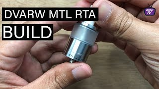 EASY COIL BUILD COPPERVAPE  DVARW MTL RTA [upl. by Atteirneh]