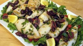 How to Make Grilled Calamari  Italian Style by Laura Vitale Episode 50 Laura in the Kitchen [upl. by Mayer]