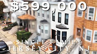 TOUR a PERFECT STARTER HOME in JERSEY CITY under 600000  NEW JERSEY  FULLY RENOVATED  5 BD 5 BA [upl. by Resor]