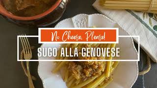 GENOVESE RICETTA DEL SUGO TRADIZIONALE NAPOLETANO [upl. by Trent768]