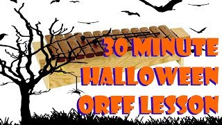 30 Minute Orff Xylophone Halloween Lesson [upl. by Nylanaj]