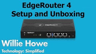 EdgeRouter 4 Setup amp Unboxing [upl. by Vasili]