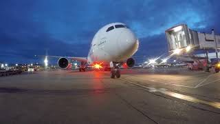 Ramp Agent POV early morning 787 offload [upl. by Gall925]