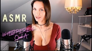 ASMR Whispered QampA  Facts about me  Favourite Trigger etc [upl. by Agni]