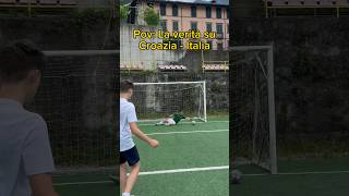 La verità su Croazia  Italia 🇮🇹 calcio euro2024 italia [upl. by Ailisab]