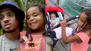 Snoop Doggs Son Cordell Takes Daughter To Bora Bora To Feed The Fish 🏝 [upl. by Ardnua]