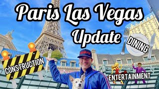 Paris Las Vegas UPDATE  New Sports Book  NEW FOOD  New SHOW‼️ [upl. by Rramo]