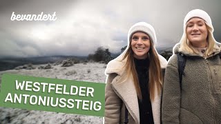 Eine schneeweiße Wanderung im Winterwonderland über den Westfelder Antoniussteig  bevandert Vlog [upl. by Pontius655]