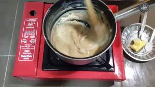 How to Make Sri Lankan Milk Toffee Kiri Toffee  කිරි ටොෆී [upl. by Alrahc]