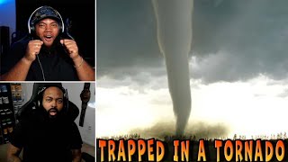 INTHECLUTCH REACTS TO THE MOST TERRIFYING CHASE TRAPPED INSIDE A TORNADO [upl. by Aineles]