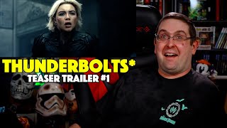 REACTION Thunderbolts Trailer 1  Florence Pugh Marvel Movie 2024 [upl. by Eikceb225]