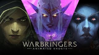 ALL Warbringer Cinematics Jaina Sylvanas Azshara  WoW BFA World of Warcraft Battle for Azeroth [upl. by Aicilyhp]