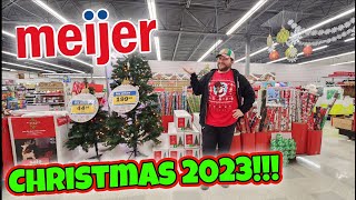 CHRISTMAS 2023 AT MEIJER  BOARDMAN OH [upl. by Ennayk]