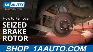 How To Remove a Seized Brake Rotor [upl. by Nwahsud]