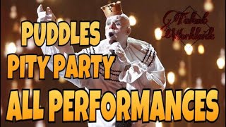 Puddles Pity Party All Performances  Americas Got Talent 2017  Talent Worldwide [upl. by Atiekal136]