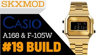 19 Casio A168 amp F105W Completed Build  Parts by SKXMOD [upl. by Jenn381]