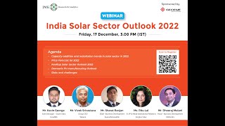 India Solar Outlook 2022 [upl. by Harrod]