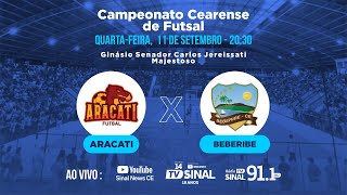 Campeonato Cearense de Futsal ARACATI X BEBERIBE [upl. by Htrap]