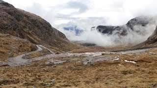 Going through the Bealach na Ba Pass Scotland 30 March 2016 [upl. by Llorrad800]