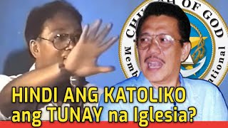 Bro Eli Soriano FULL Debate Reaction quotAlin ang Tunay na Iglesiaquot vs Katoliko Froilan Garza  U3 [upl. by Eicnan]