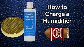 How to Charge a Humidor Humidifier [upl. by Aivil691]