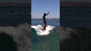 LONGBOARD SURF  LOMBOK WAVE dronefootage surf lombokexperience dronevideo [upl. by Htebilil]