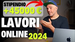 LAVORI ONLINE Le migliori professioni 2024 su cui puntare Episodio UNO [upl. by Pachston]