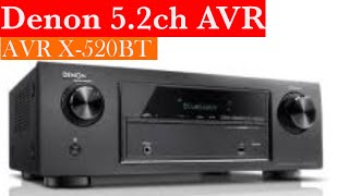 Denon 52ch AVR  Denon AVR X 520BT  Denon home theater system  dolby digital amplifier  denon [upl. by Ahsiak]