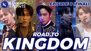 ROAD TO KINGDOM RANKING amp POINTS EP8 FINAL [upl. by Anetsirhc]