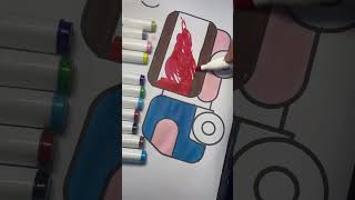 coloring pages Satisfying colourings music drawing painting [upl. by Narad]