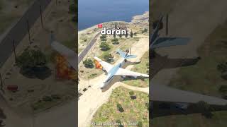 ESTO PASA SI ATERRIZAS el AVIÓN en GTA 5 gta5online [upl. by Nahshu]