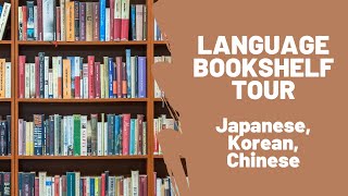 Language bookshelf tour and clear out Japanese Korean and Chinese textbooks [upl. by Barbara-Anne376]