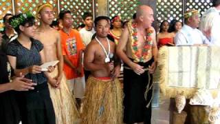 Chapel opening at Xavier High School Chuuk Micronesia5 [upl. by Delmor589]