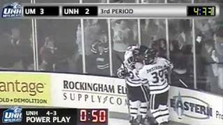 UNH Mens Ice Hockey Highlights vs Michigan 101610 [upl. by Gnuy]