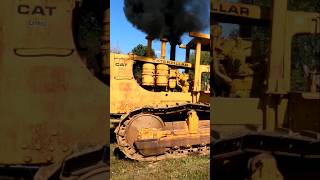 Vintage Cat D9 Crawler supporting global warming pulling a scraper memes cat caterpillar meme [upl. by Eicyal]