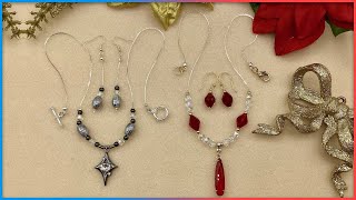 Two Easy Beading Chain Necklace Tutorials [upl. by Orsino]