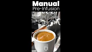 Manual PreInfusion with Sage Barista Express [upl. by Onavlis]