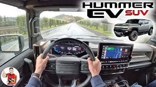 The GMC Hummer EV SUV Will Get You Noticed Anywhere POV First Drive [upl. by Sillsby409]