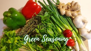 Green Seasoning  Jamaican Green Seasoning [upl. by Mit698]