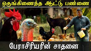 Integrated Goat farming with poultry and fish farming near chennai tamilnadu integrated farming [upl. by Sivat]