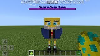 Spongeswap sans ADDON  showcase  MCPE\MCBE by HabiRGB5641 [upl. by Crifasi]